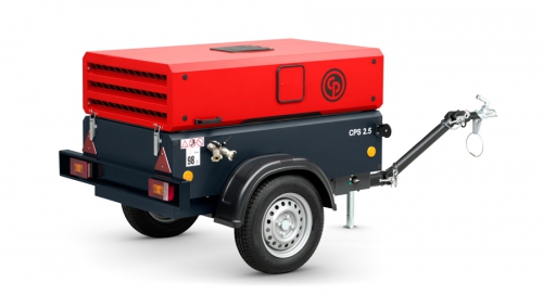 Дизельный компрессор Chicago Pneumatic CPS185DD AB Передвижной с тормозами